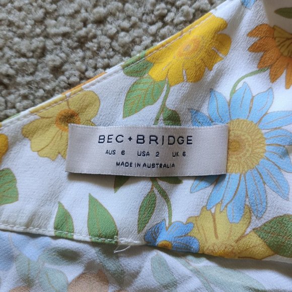Bec & Bridge Cali Sun Maxi Dress - Size 6 - Picture 5 of 14